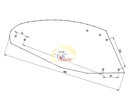 Отвал Gregoire Besson 173426/173425 (173482/173481) AR4H R/L